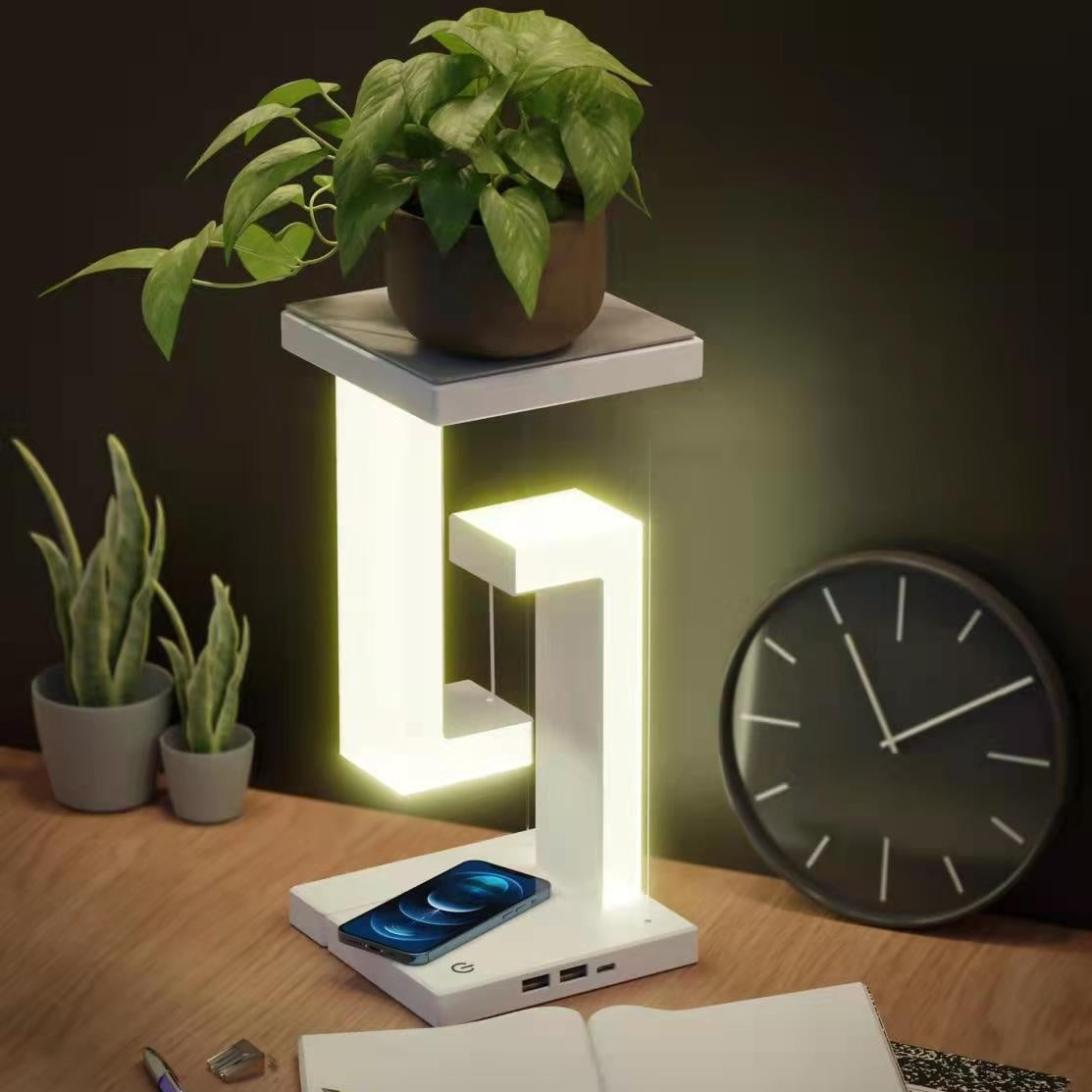 Wireless Charging Suspension Table Lamp,