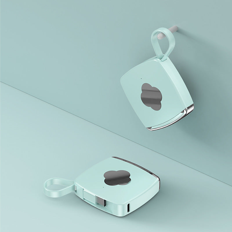 Ultra Thin Mini Power Bank Comes With A Cute And Portable Cable