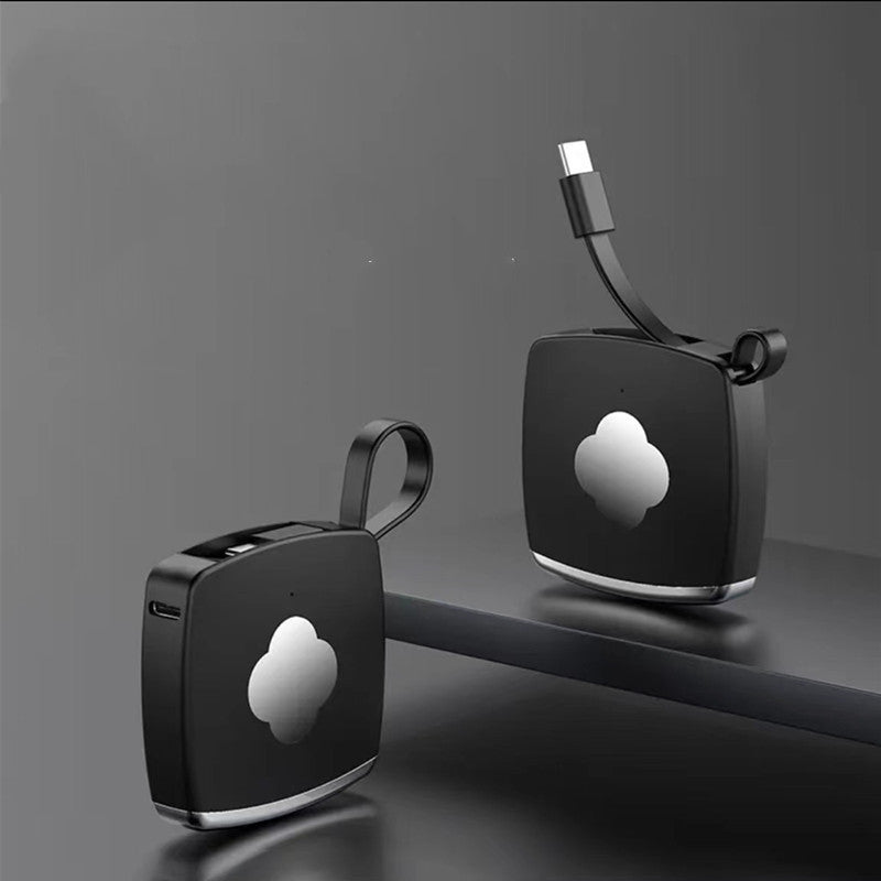 Ultra Thin Mini Power Bank Comes With A Cute And Portable Cable