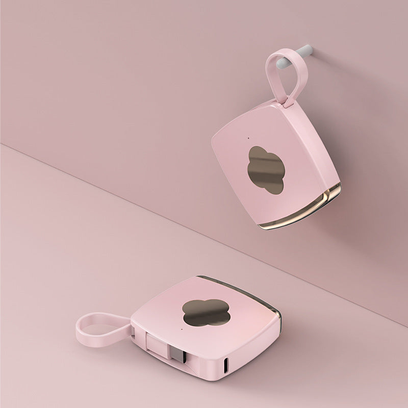 Ultra Thin Mini Power Bank Comes With A Cute And Portable Cable