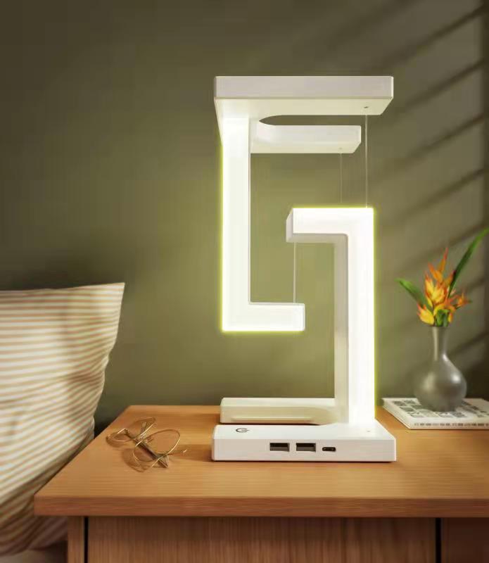 Wireless Charging Suspension Table Lamp,